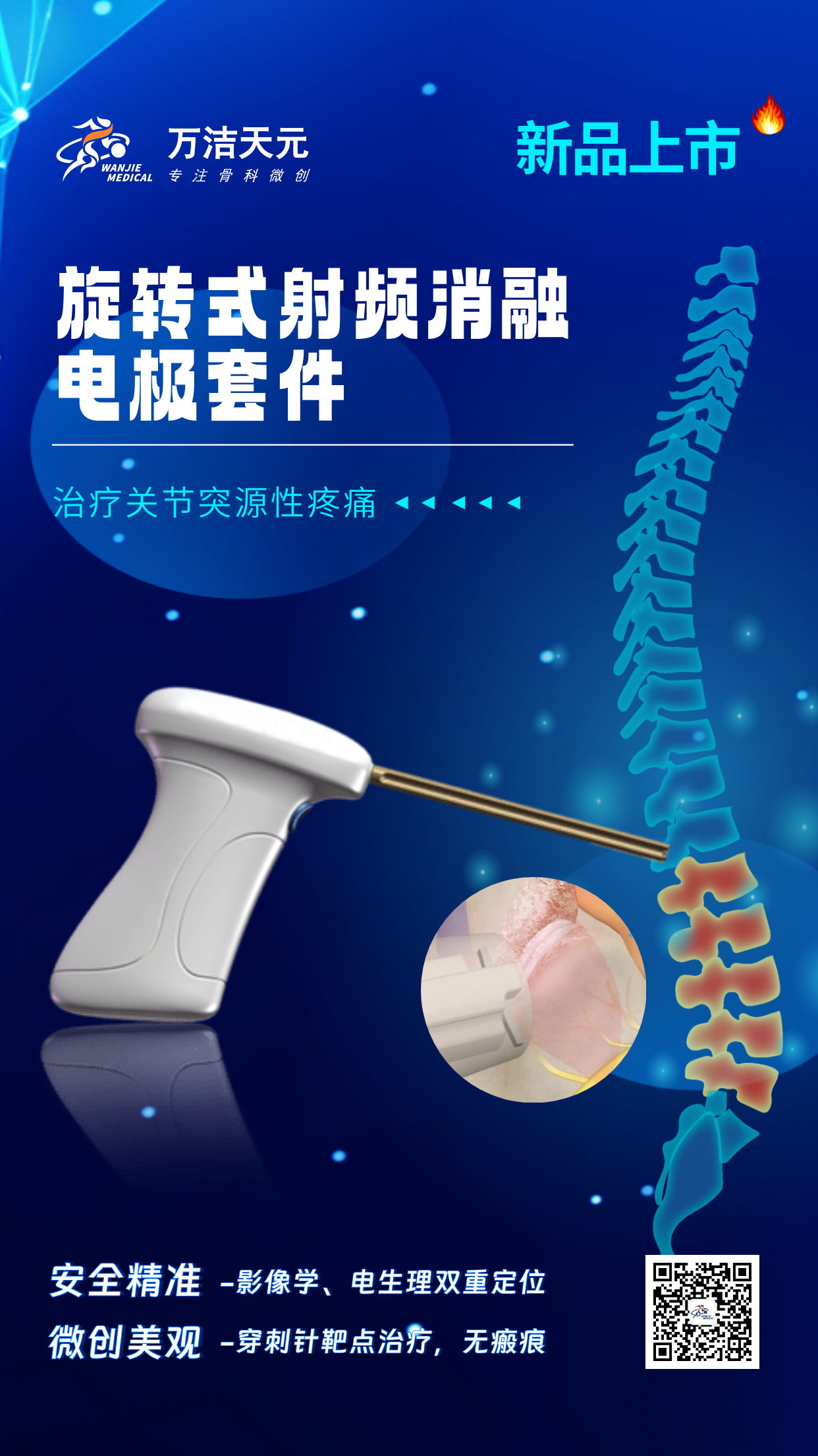一次性旋轉式射頻消融電極套件